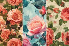 Roses Digital Paper Bundle Product Image 3