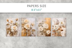 roses grunge junk journal, Collage Sheet Product Image 3