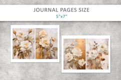 roses grunge junk journal, Collage Sheet Product Image 4