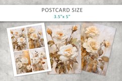 roses grunge junk journal, Collage Sheet Product Image 5