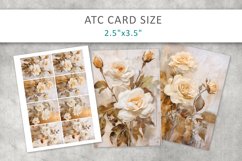 roses grunge junk journal, Collage Sheet Product Image 6