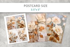 roses grunge junk journal pages, Printable Sheets Product Image 5