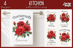 Roses Kitchen Towel