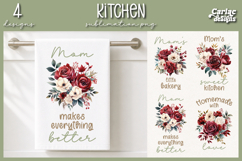 Roses Kitchen Towel