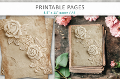 shabby chic lace roses backgrounds Product Image 3