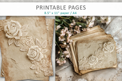 shabby chic lace roses backgrounds Product Image 1