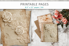 shabby chic lace roses backgrounds Product Image 6