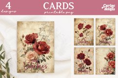 roses printable cards