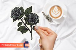 Roses Sticker, Rose Blossom Sticker, Floral Sticker Product Image 1