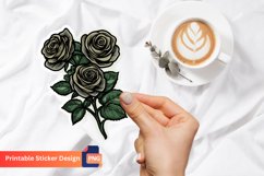 Roses Sticker, Rose Blossom Sticker, Floral Sticker Product Image 1