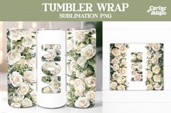 roses tumbler wrap