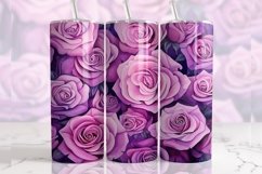 Tumbler Sublimation Roses 20 oz tumbler wrap Png 