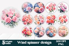 Butterfly flower wind spinner | Wind spinner bundle Product Image 9