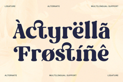 Rost Bird - Soft Retro Display Serif Font Product Image 6