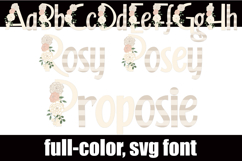 Rosy Posey Proposie Color Font Product Image 1