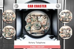 Car Coaster Rotary Telephone Product Image 1