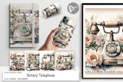Digital Paper Rotary Telephone Product Image 1