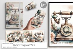 Digital Paper Rotary Telephone Product Image 1