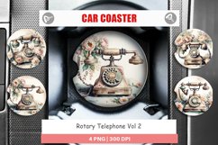 Car Coaster Rotary Telephone Product Image 1