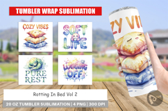 Rotting In Bed Anti-Hustle Tumbler Product Image 1