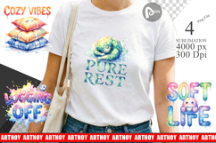 Rotting In Bed Anti-Hustle Sublimation Product Image 1