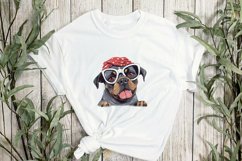 Cute Dog With Headband Sublimation Product Image 2