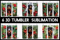 SUPER 108 3D Christmas Dogs Tumbler Sublimation I 18 Breeds Product Image 17