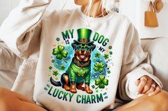 St Patrick&#039;s Day Dog PNG, My Dog Is My Lucky Charm PNG, Dog Product Image 2