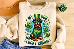 St Patrick&#039;s Day Dog PNG, My Dog Is My Lucky Charm PNG, Dog Product Image 3
