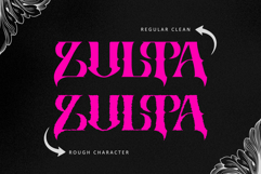 Zulta Music - Blackletter Logo Metal Font Product Image 9