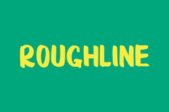 ROUGHLINE - Display Brush Font Product Image 1