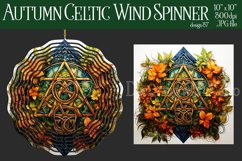 Autumn Wind Spinner, Sublimation Autumn Celtic Wind Spinner Product Image 1