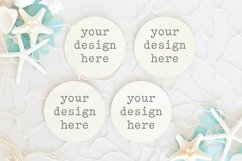 Coasters Mockup| Stock Photo| Flat Lay|Kitchen Mockup Product Image 1
