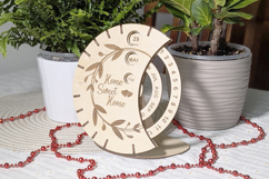 Eternal calendar - SVG DXF laser cut file, Glowforge pattern Product Image 8