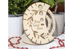 Eternal calendar - SVG DXF laser cut file, Glowforge pattern Product Image 5