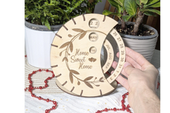 Eternal calendar - SVG DXF laser cut file, Glowforge pattern Product Image 3