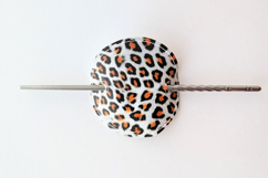 ITH Circle Chignon Hair Slider Applique Embroidery