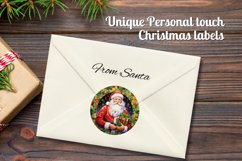 Santa Round Christmas Ornaments Bundle / PNG / 300 DPI Product Image 8