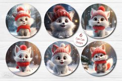 Round Christmas Wind Spinner Bundle with Cute Pinguin, Cat, Puppies and Christmas Animalsl PNG. Bundle contains 27 designs PNG These Christmas designs of wind spinner bring a touch of snow-filled charm and a warm, fuzzy feeling to your home decor.