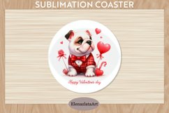 Cute Dog Coaster, Cute Dog Coasters Sublimation Product Image 1