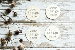 Fall Autumn Coasters Mockup | Add SVG Sublimation Clipart Product Image 1