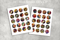 Round earrings sublimation bundle PNG Product Image 3