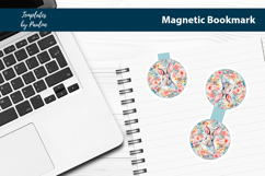 Round Easter Hare Bookmark