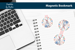 Round Easter Hare Bookmark