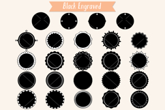 Round Frames | Hand Drawn Circle Border &amp; Decorative Label Product Image 5