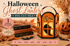Round ghost luminary svg Product Image 2