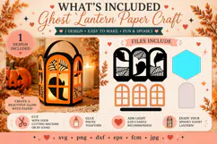 Round ghost luminary svg Product Image 3