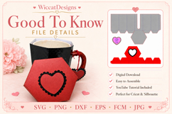 Round mug Gift box svg, Product Image 3