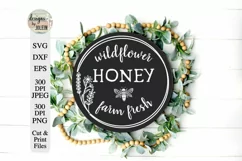 Farm Fresh Honey Round SVG/Sublimation Product Image 5