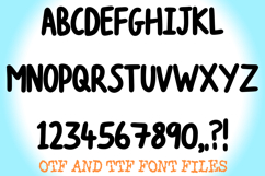 Round Kid Doodle Handwriting Alphabet Lettering ABC Font Product Image 2